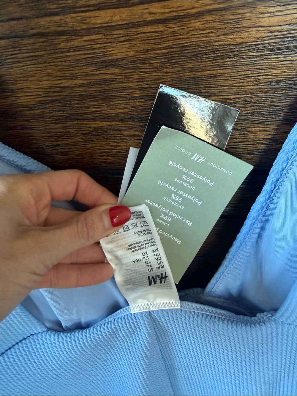H&M High Leg Ribbed Swimsuit - Picture 4 of 5